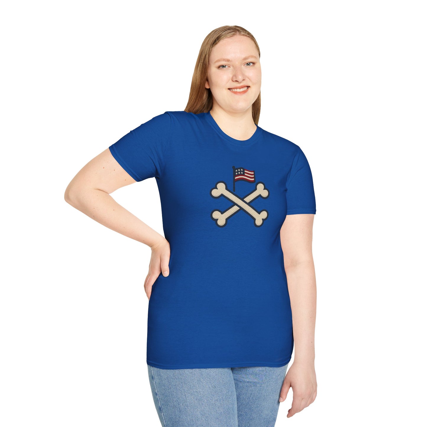 Patriotic Unisex T-Shirt with Flag Design, USA Pride Shirt, Everyday Wear, 4th of July Gift, Casual Style, American Flag Tee