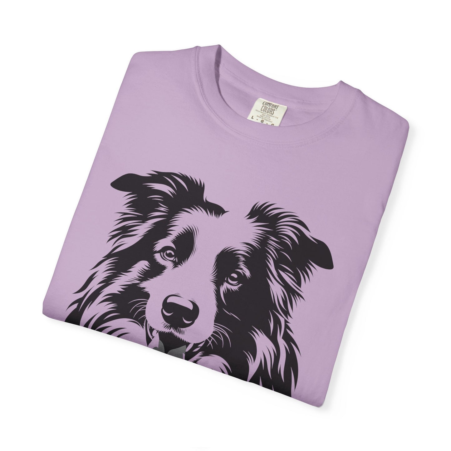 🖤 The Classic Collie – B/W Art Border Collie Tee - Perfect Gift for Dog Lovers