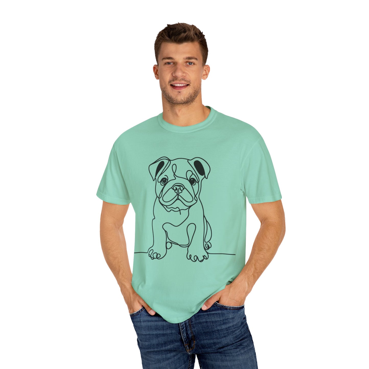 Adorable Bulldog Graphic Unisex T-Shirt