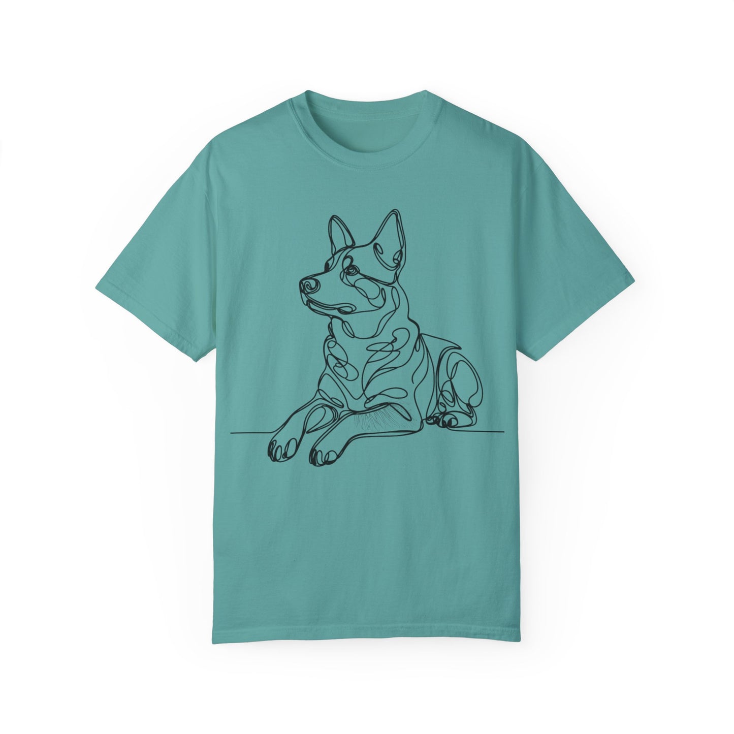 🖤 True Grit – Blue Heeler Line Art Tee - Perfect Gift for Dog Lovers