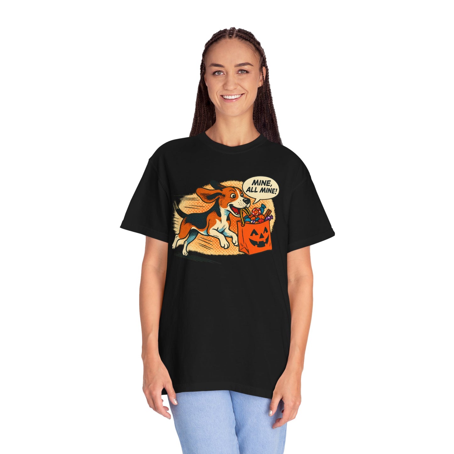 Playful Halloween Dog T-Shirt | Cute Pet Lover Tee, Unisex Graphic Shirt, Funny Fall Apparel, Gift for Dog Owners