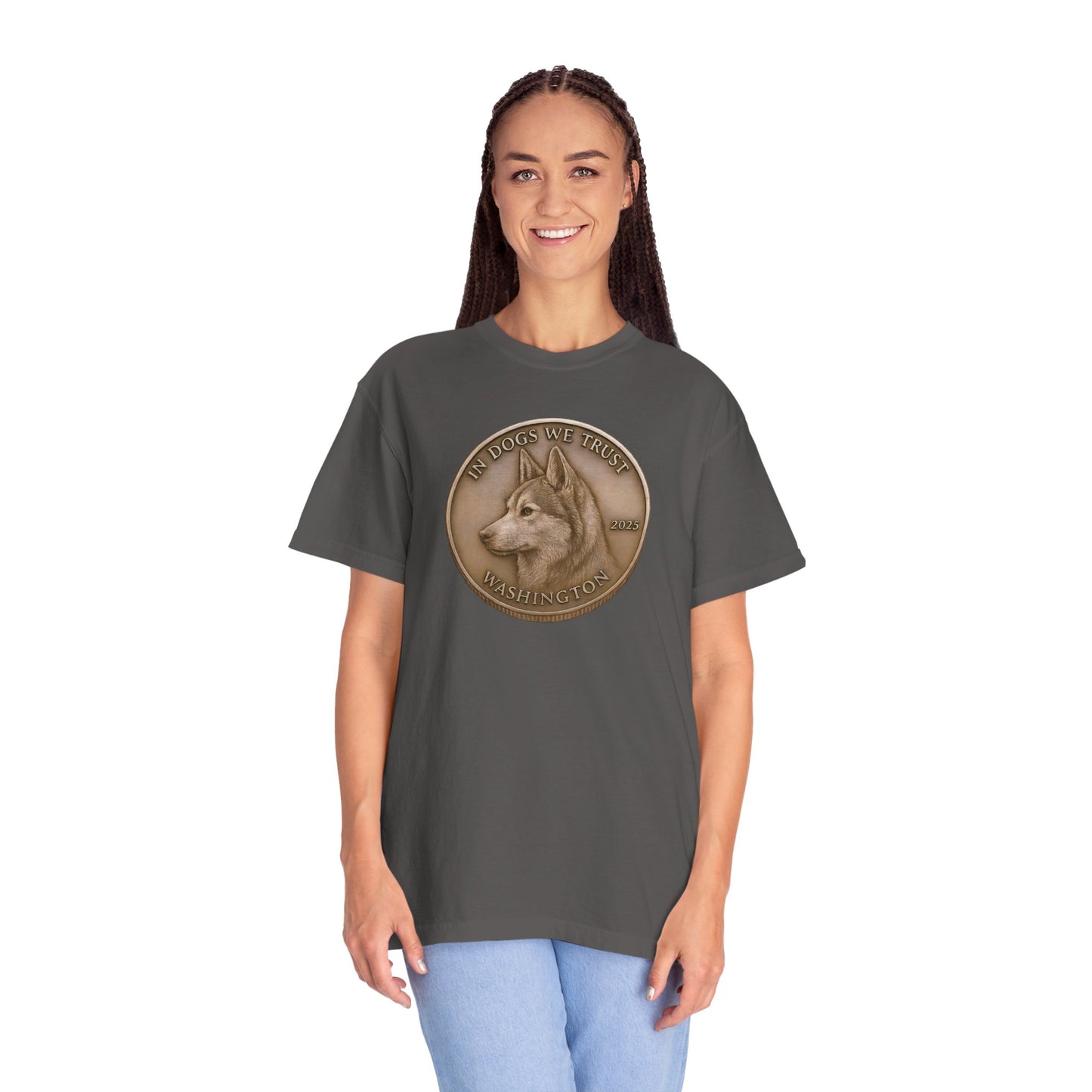Washington State Coin T-Shirt Collection - Proud Dog Breed Illustrations