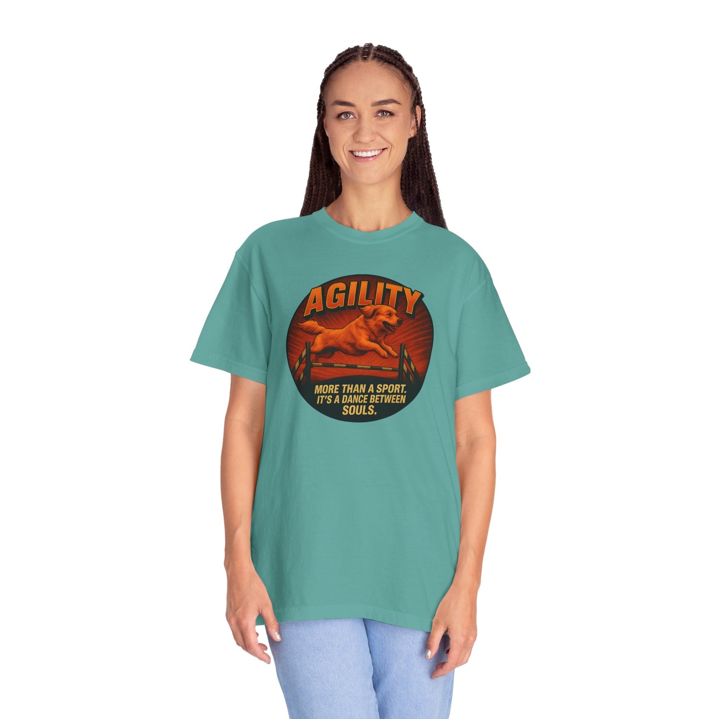 Agility Dog Sport Unisex Garment-Dyed T-Shirt