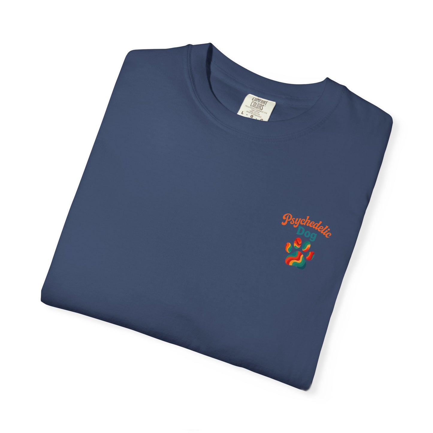 Psychedelic Dog T-Shirt - Jimi Hendrix Fun Humorous Design for Men and Women