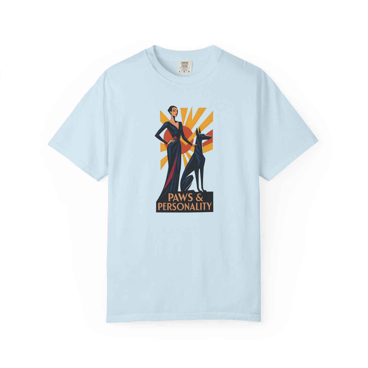Trendy Cat Lover T-Shirt, Paws & Personality Graphic Tee, Gift for Cat Owners, Stylish Pet Apparel, Unique Cat Mom Shirt