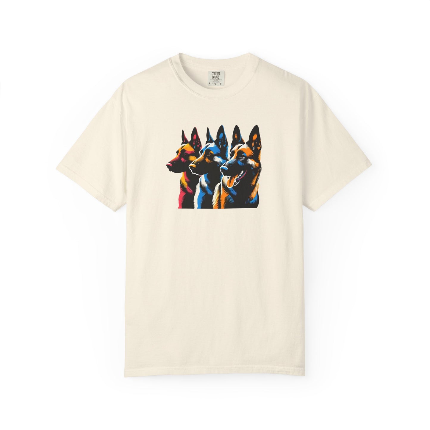 Colorful German Shepherd Unisex T-Shirt - Vibrant Dog Lover Tee