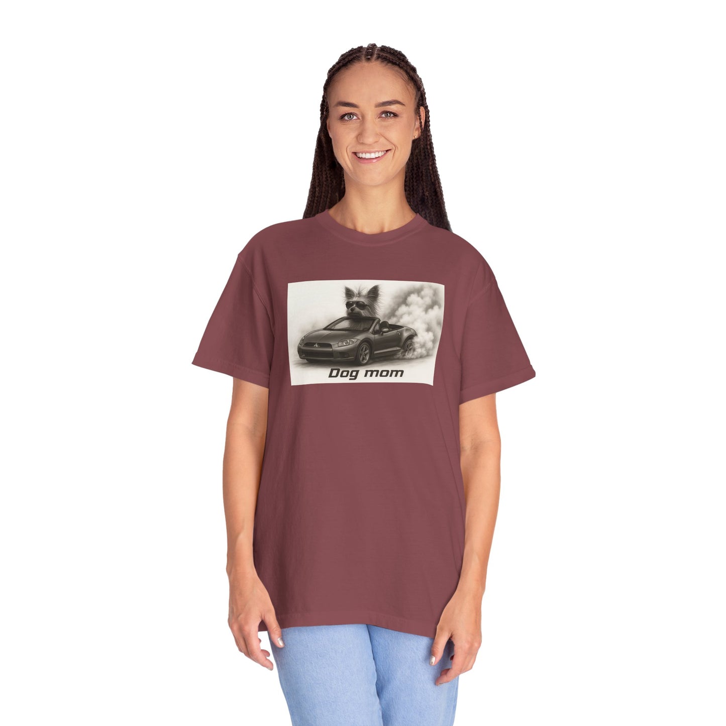Dog Mom - Yorkshire Terrier - “Cool Dogs in Cool Cars” T-Shirt Collection! 🐶🚗