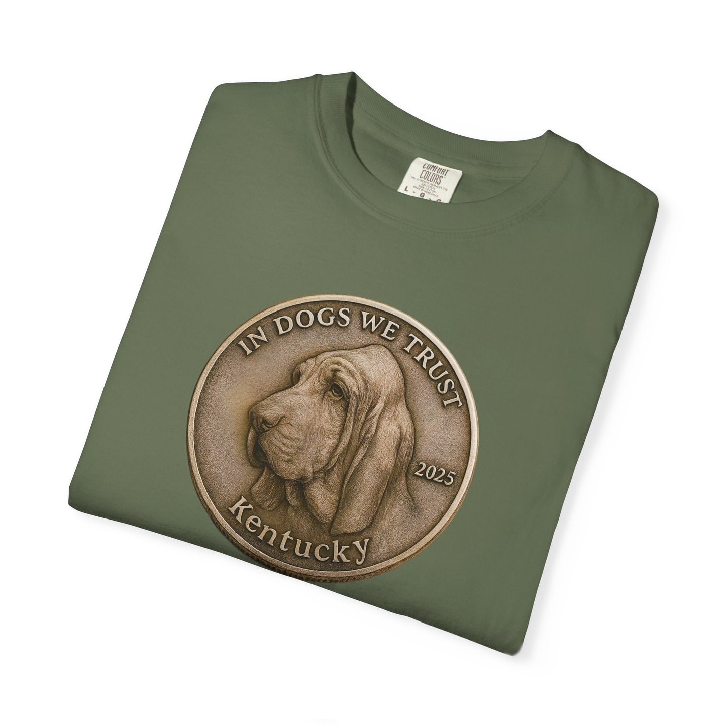 Kentucky State Coin T-Shirt Collection - Proud Dog Breed Illustrations