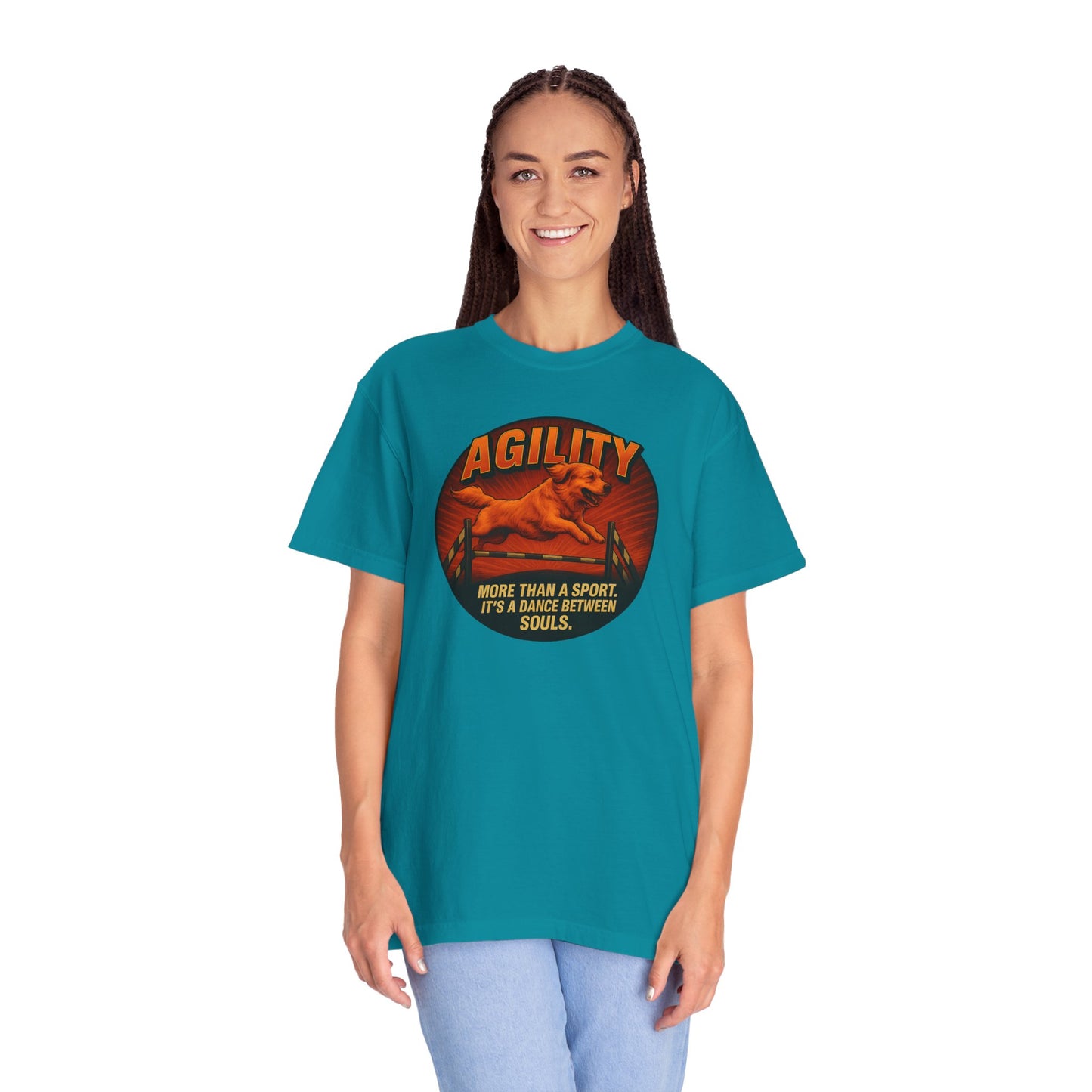 Agility Dog Sport Unisex Garment-Dyed T-Shirt