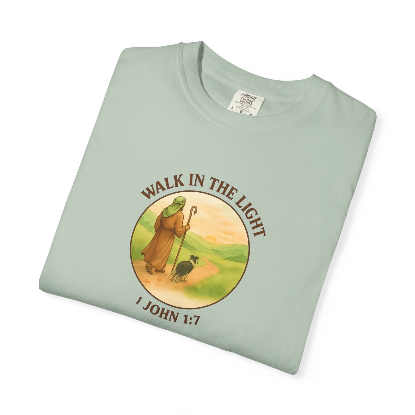 Walk in the light T-Shirt, Casual Fashion Tee, Motivational Gift, Unisex Graphic Tee, Perfect for Gifts and Celebrations
