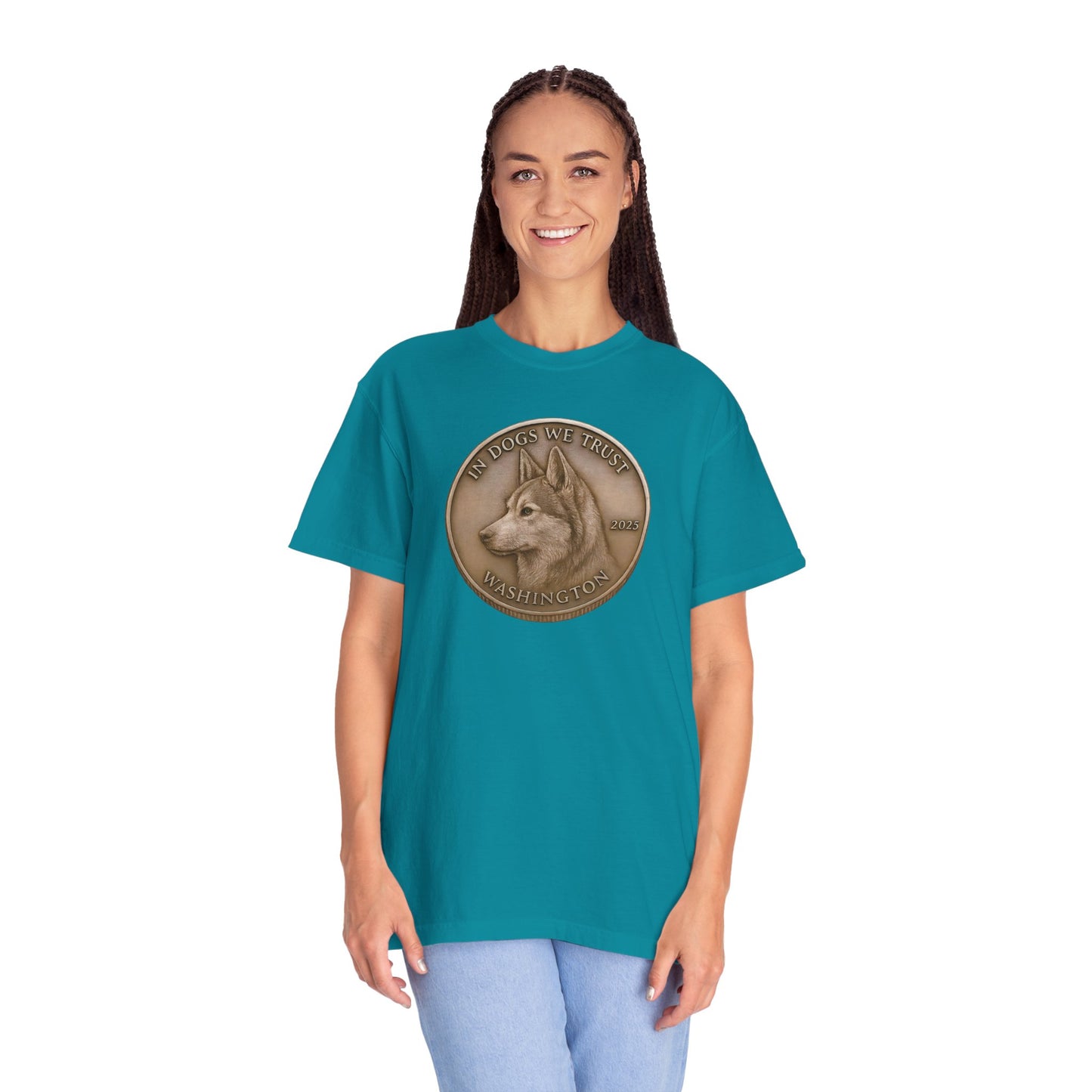 Washington State Coin T-Shirt Collection - Proud Dog Breed Illustrations