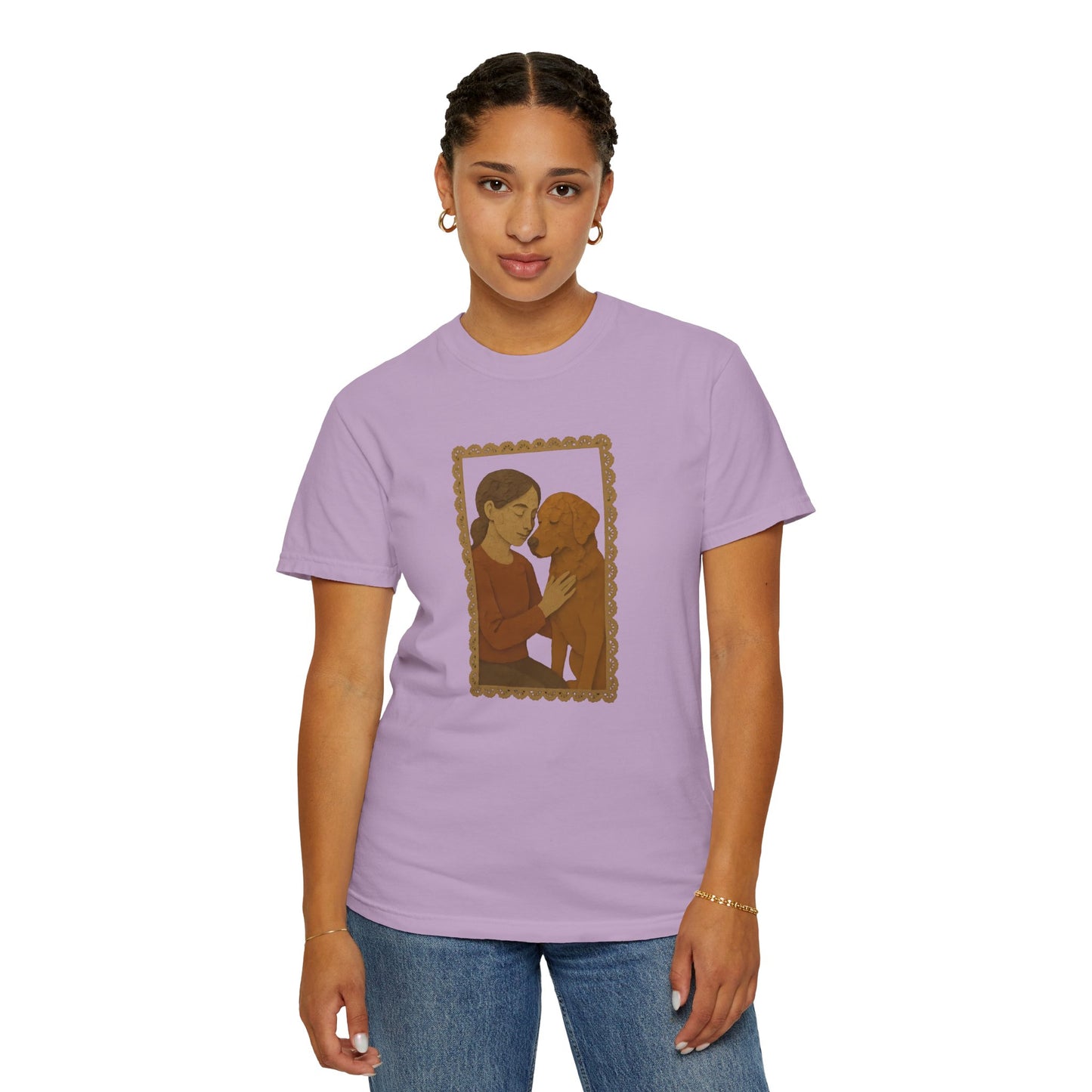 Dog Mom T-shirt - Unisex Garment-Dyed Tee for Pet Lovers