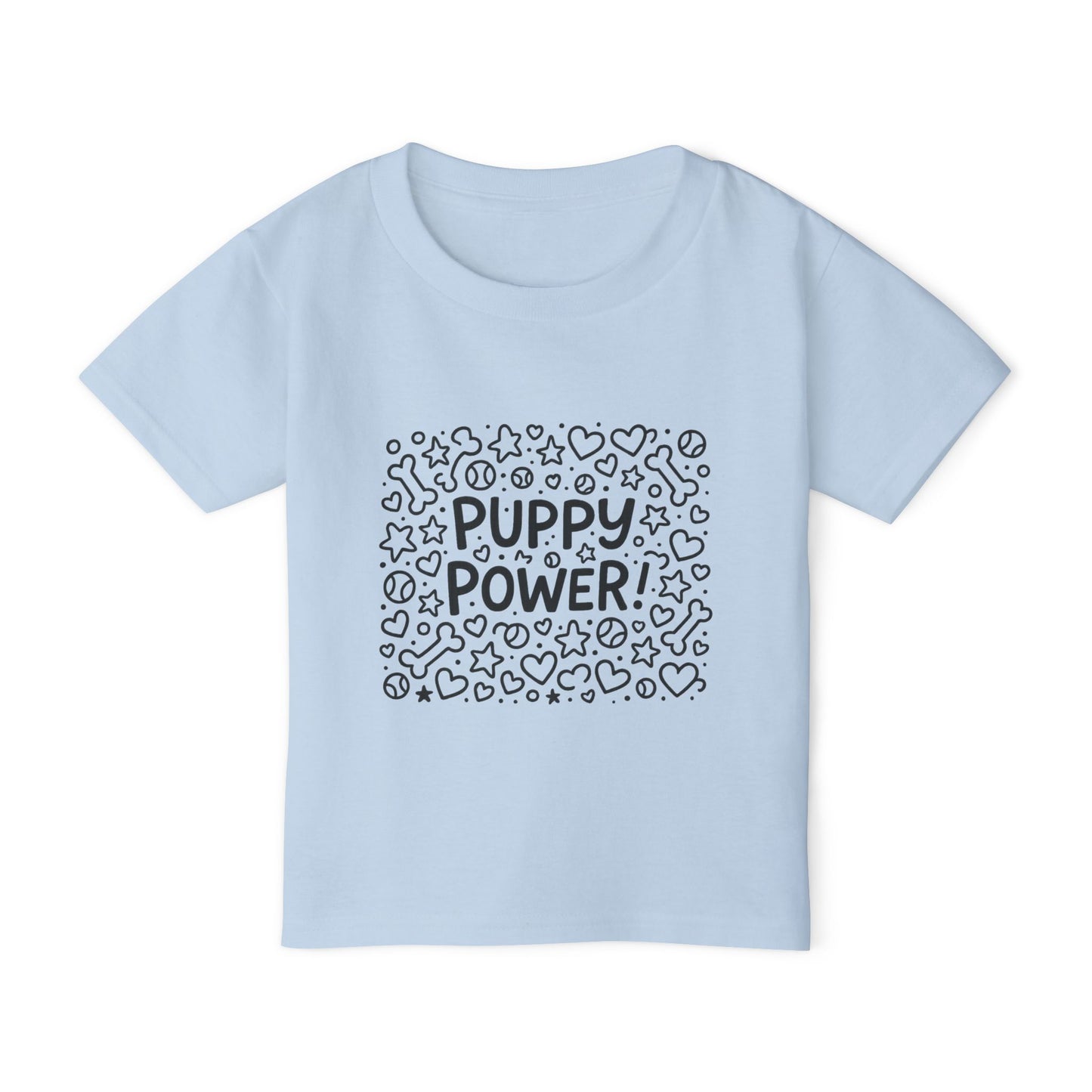 Puppy Power Toddler T-shirt | Cute Kids Tee, Dog Lover Gift, Baby Shower Outfit, Birthday Apparel, Fun Playwear