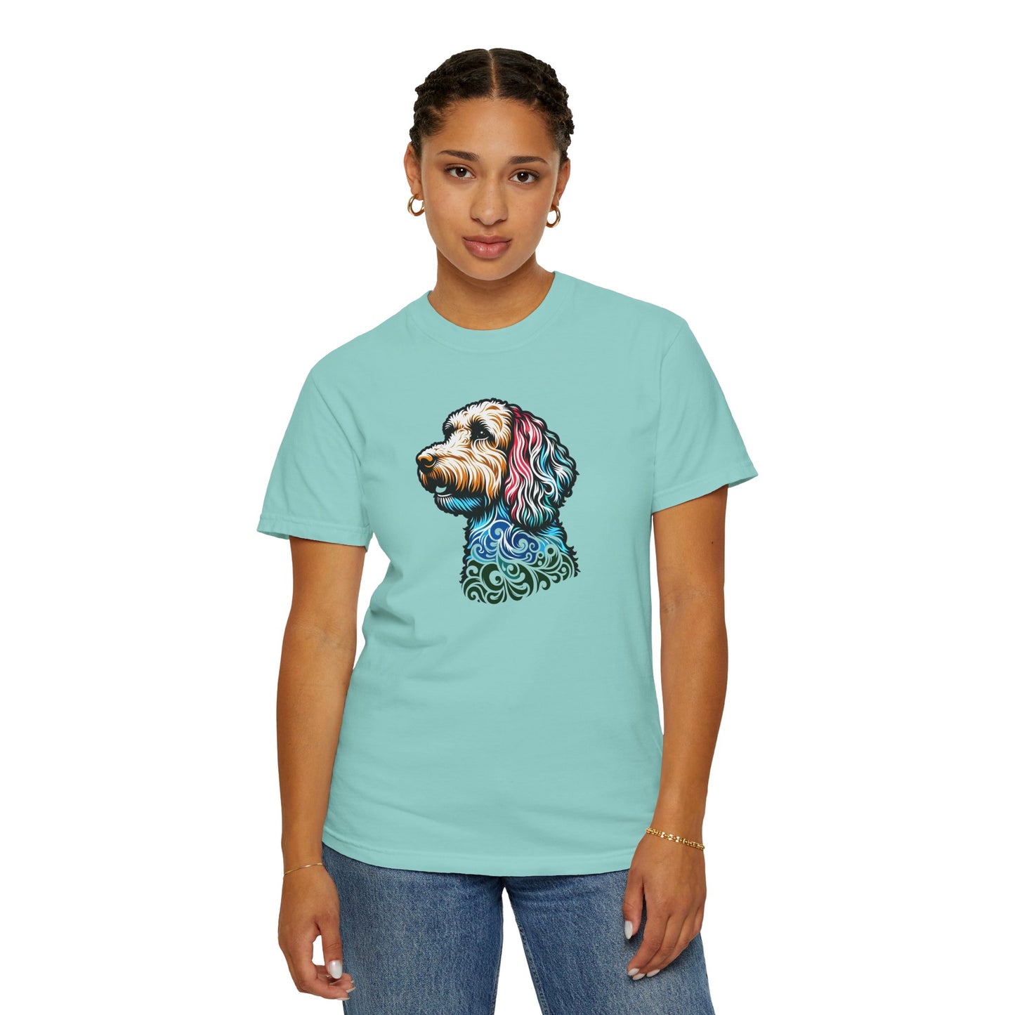 Labradoodle Love Tee – Color Splash Edition