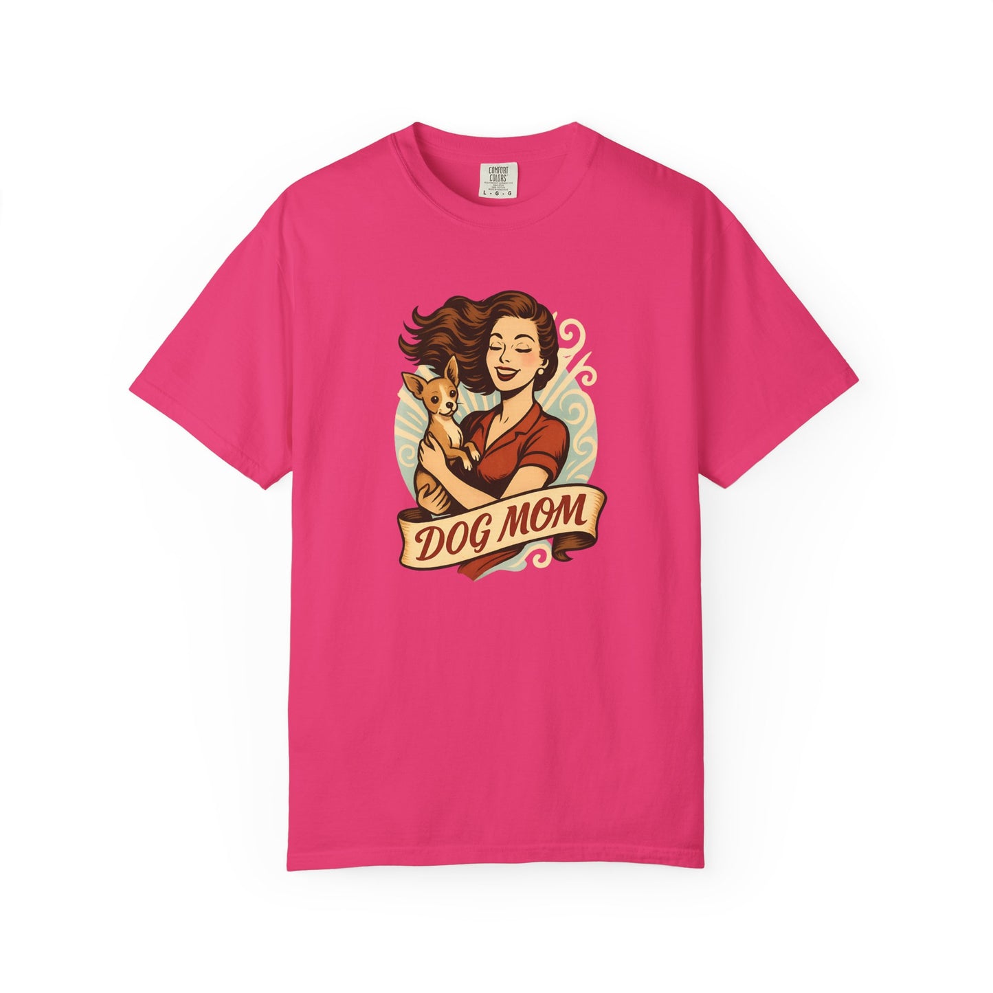 Dog Mom T-Shirt, Unisex Dog Lover Tee, Pet Owner Gift, Cute Dog Theme Apparel, Mother's Day Gift Idea, Casual Dog Mom Outfit
