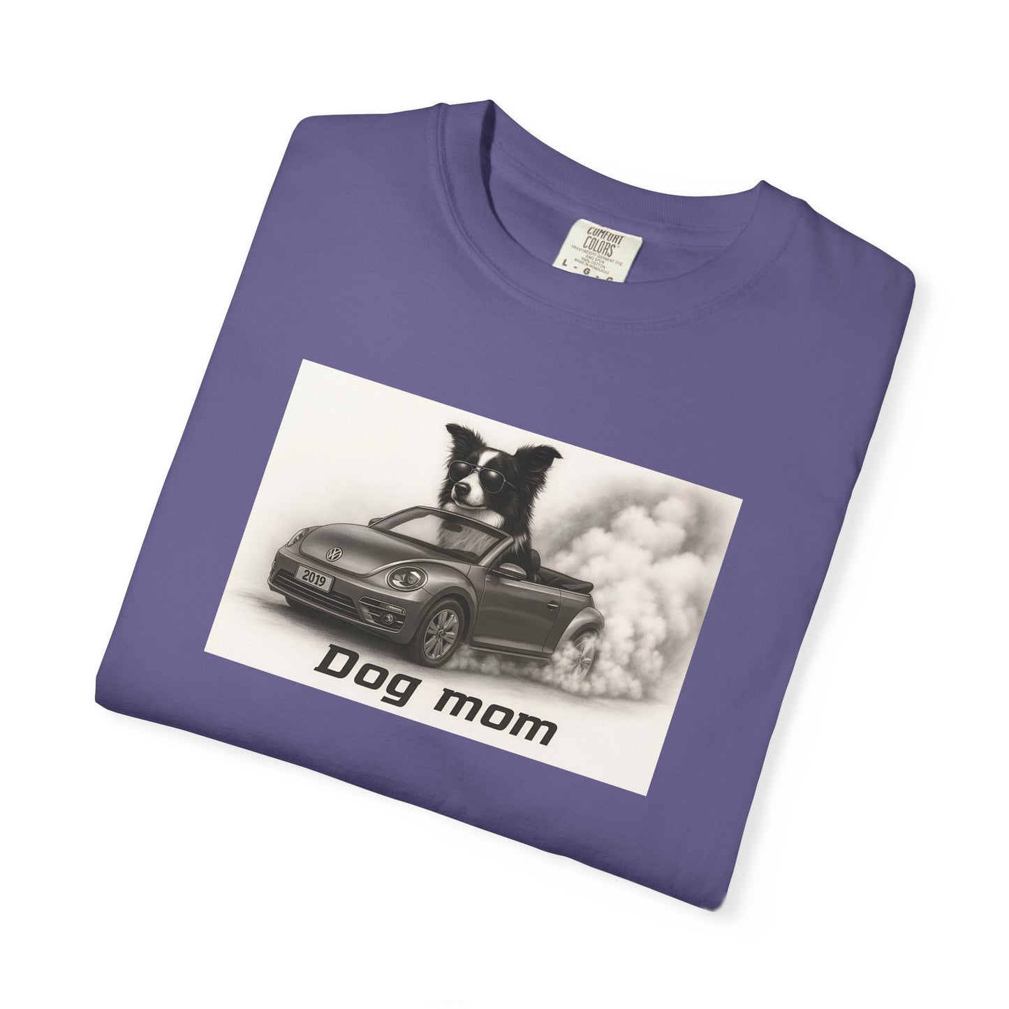 Dog Mom - Border Collie - “Cool Dogs in Cool Cars” T-Shirt Collection! 🐶🚗