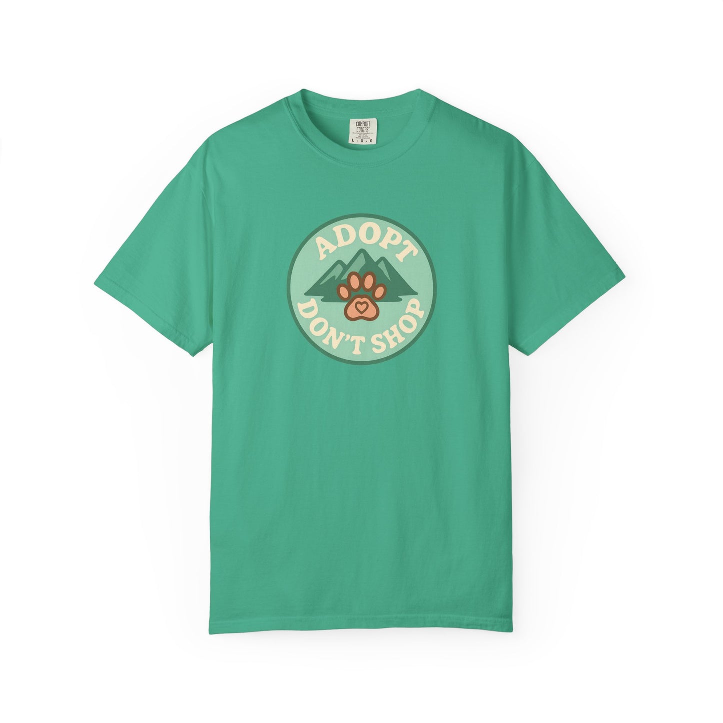 Adopt Don't Shop T-shirt, Unisex Tee, Animal Lover Gift, Pet Adoption Awareness, Casual Wear, Eco-Friendly Fashion, Dog Mom Shirt