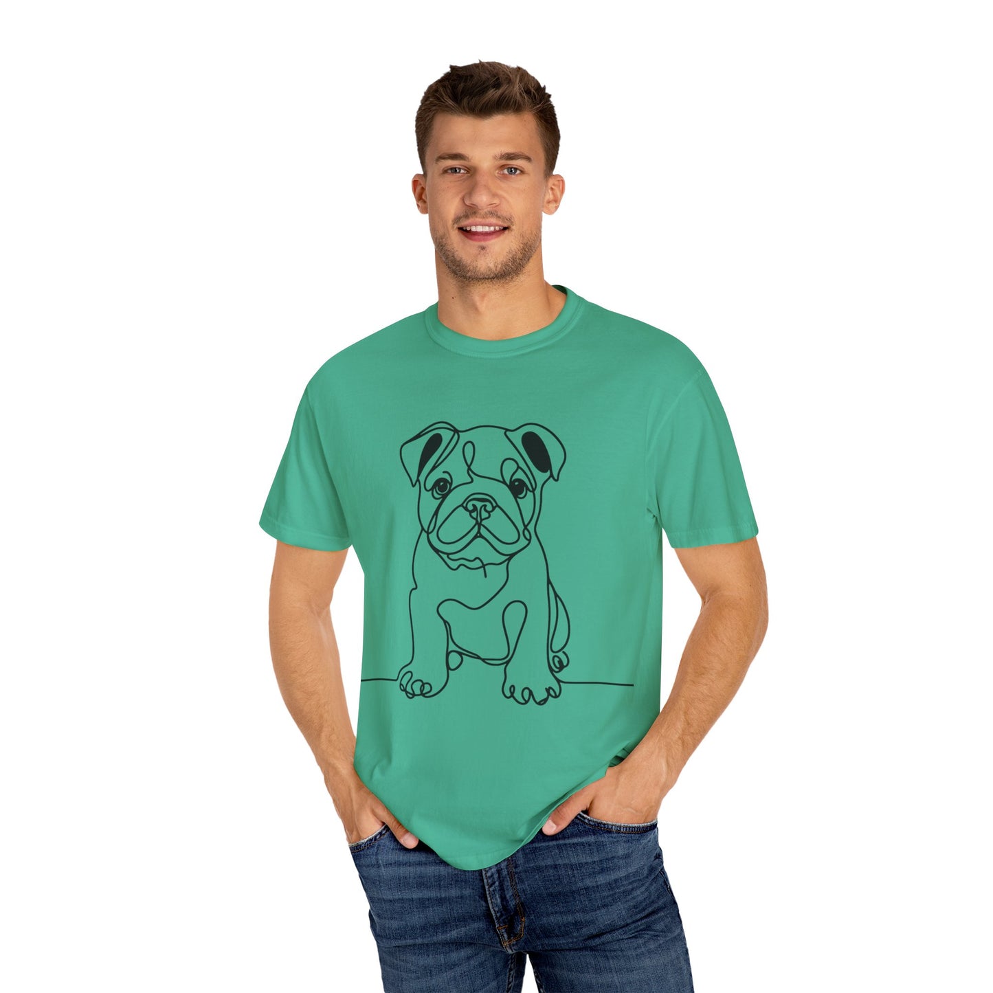 Adorable Bulldog Graphic Unisex T-Shirt