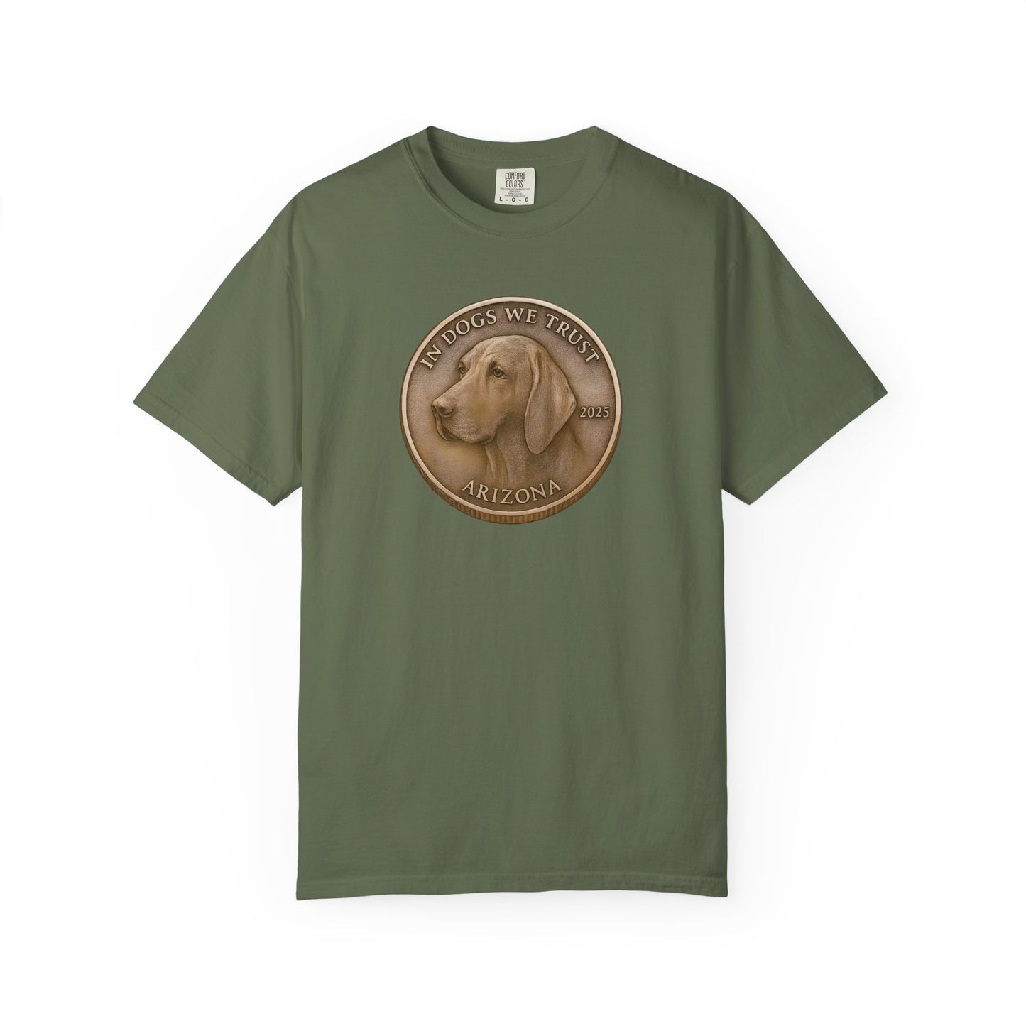 Arizona State Coin T-Shirt Collection - Proud Dog Breed Illustrations