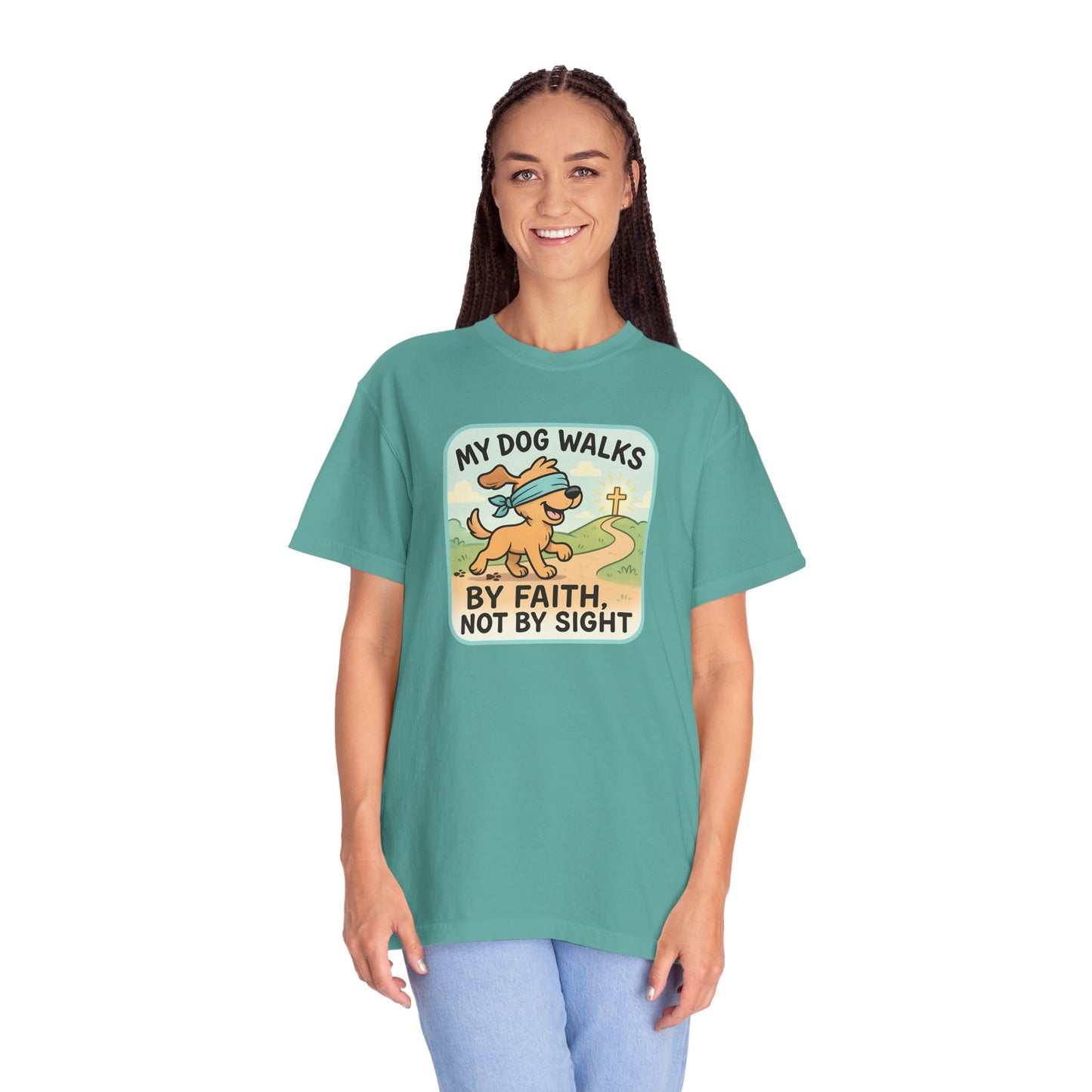 Faith-Inspired Dog Lover T-Shirt, Pet Owner Gifts, Cute Dog Apparel, Faith and Pets Merchandise, Casual Summer Wear