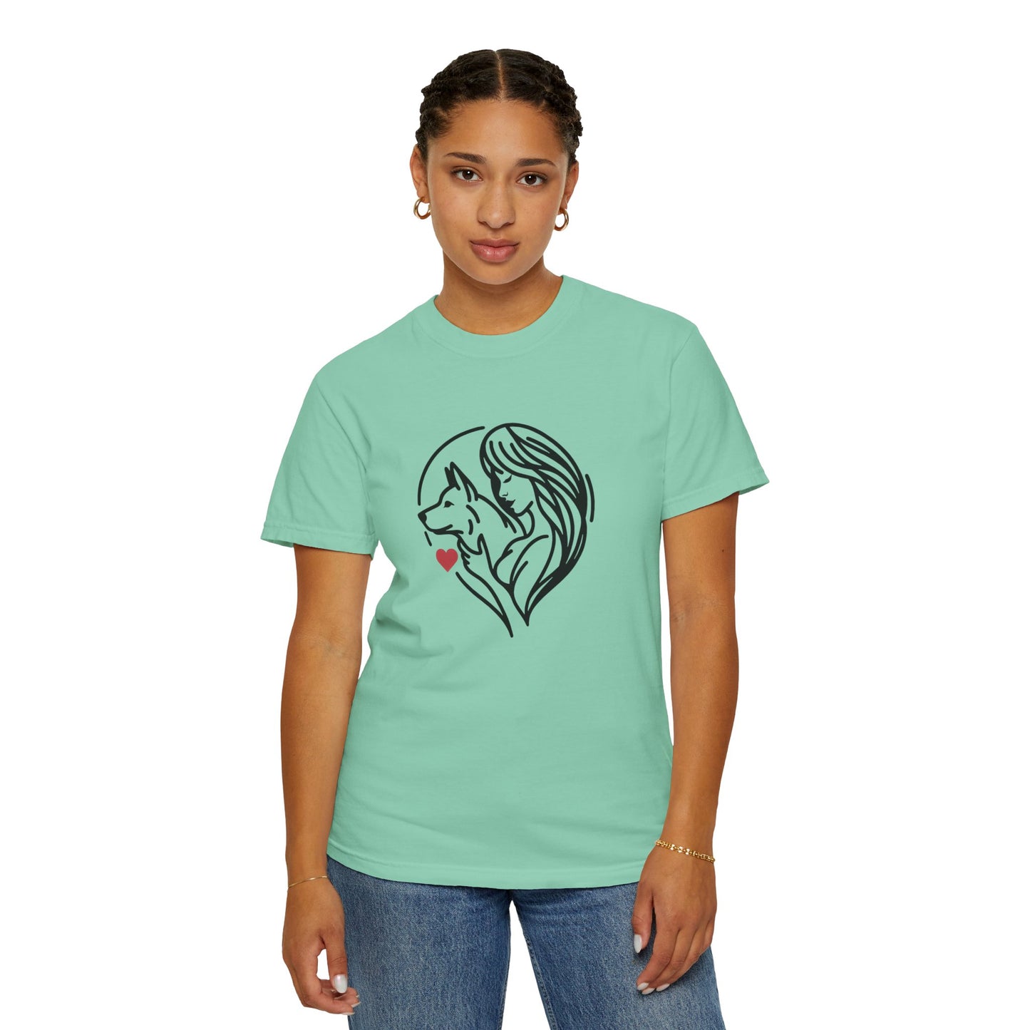 Stylish Pet Lover T-Shirt, Dog Mom Gift, Family Matching Tees, Animal Lover Apparel, Casual Everyday Wear