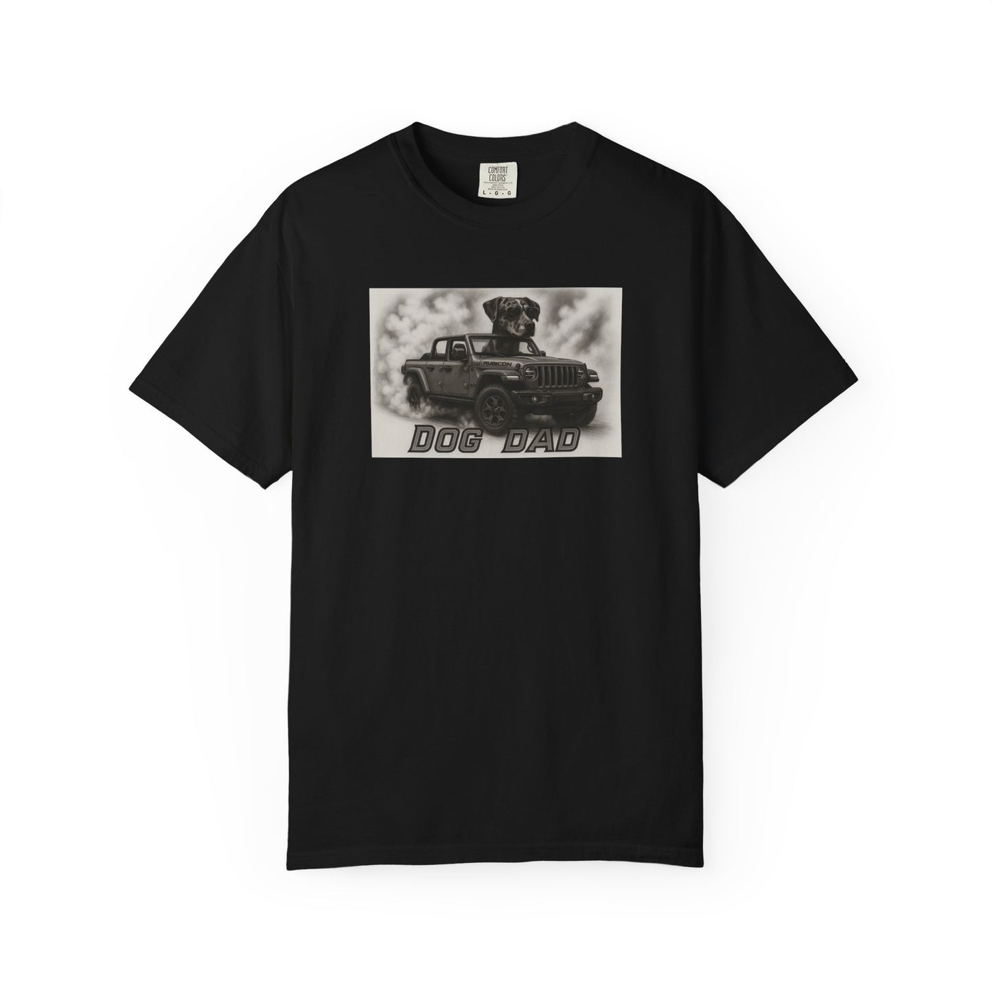 Dog Dad - Catahoula - Cool Dogs in Cool Cars T-Shirt Collection | Funny Dog Lover Apparel for Men