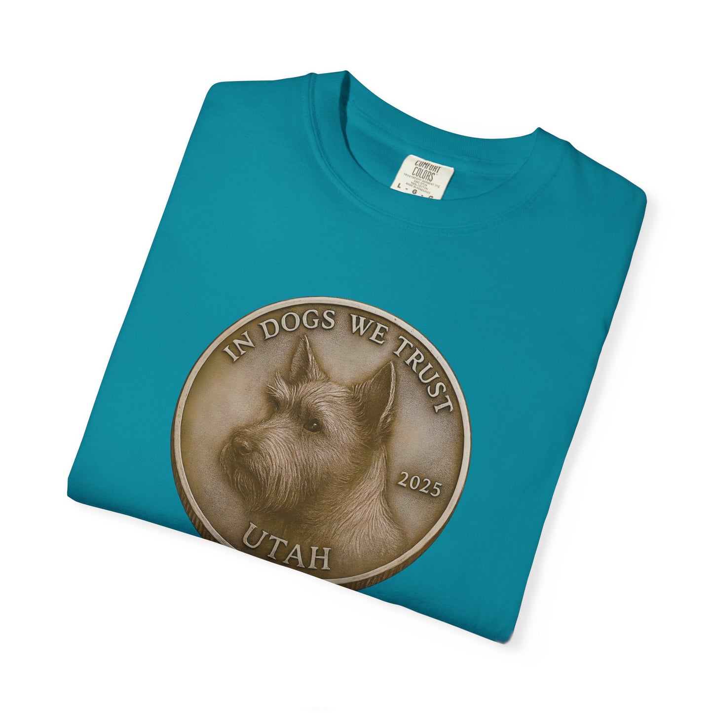 Utah State Coin T-Shirt Collection - Proud Dog Breed Illustrations