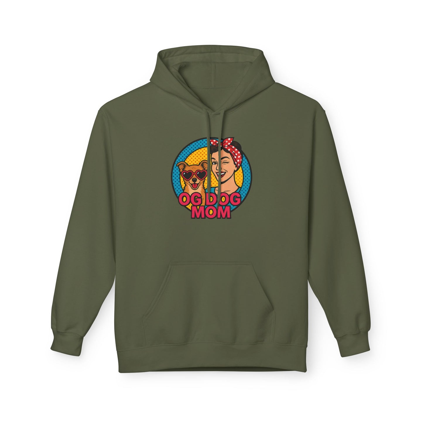 Hoodie for Dog Moms - Unisex Midweight Softstyle Fleece Hoodie