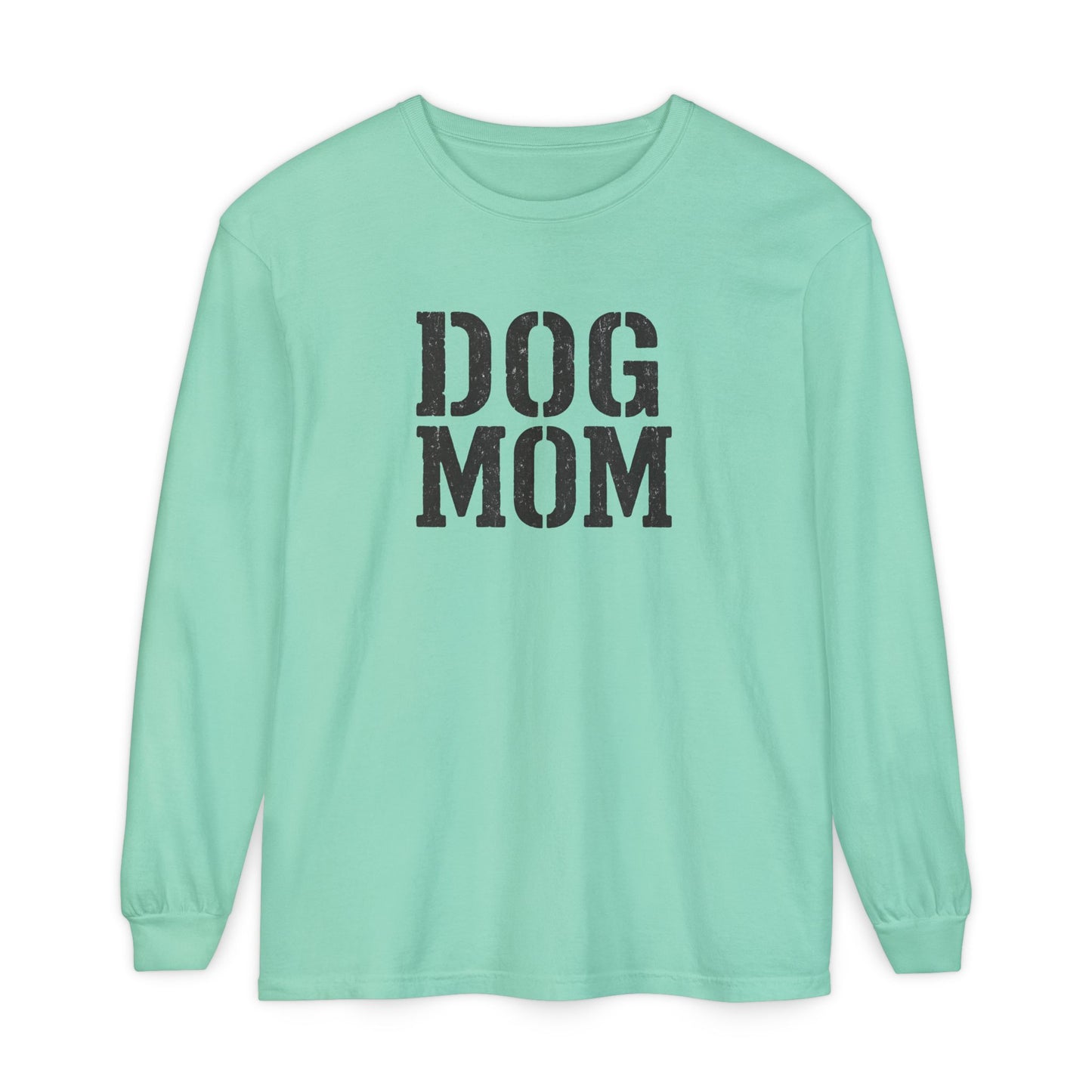 Dog Mom Long Sleeve T-Shirt | Gift for Dog Lovers, Casual Wear, Pet Owner Apparel, Perfect for Birthdays, Mother’s Day