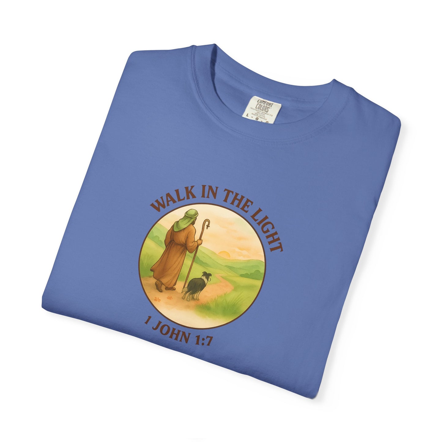 Walk in the light T-Shirt, Casual Fashion Tee, Motivational Gift, Unisex Graphic Tee, Perfect for Gifts and Celebrations