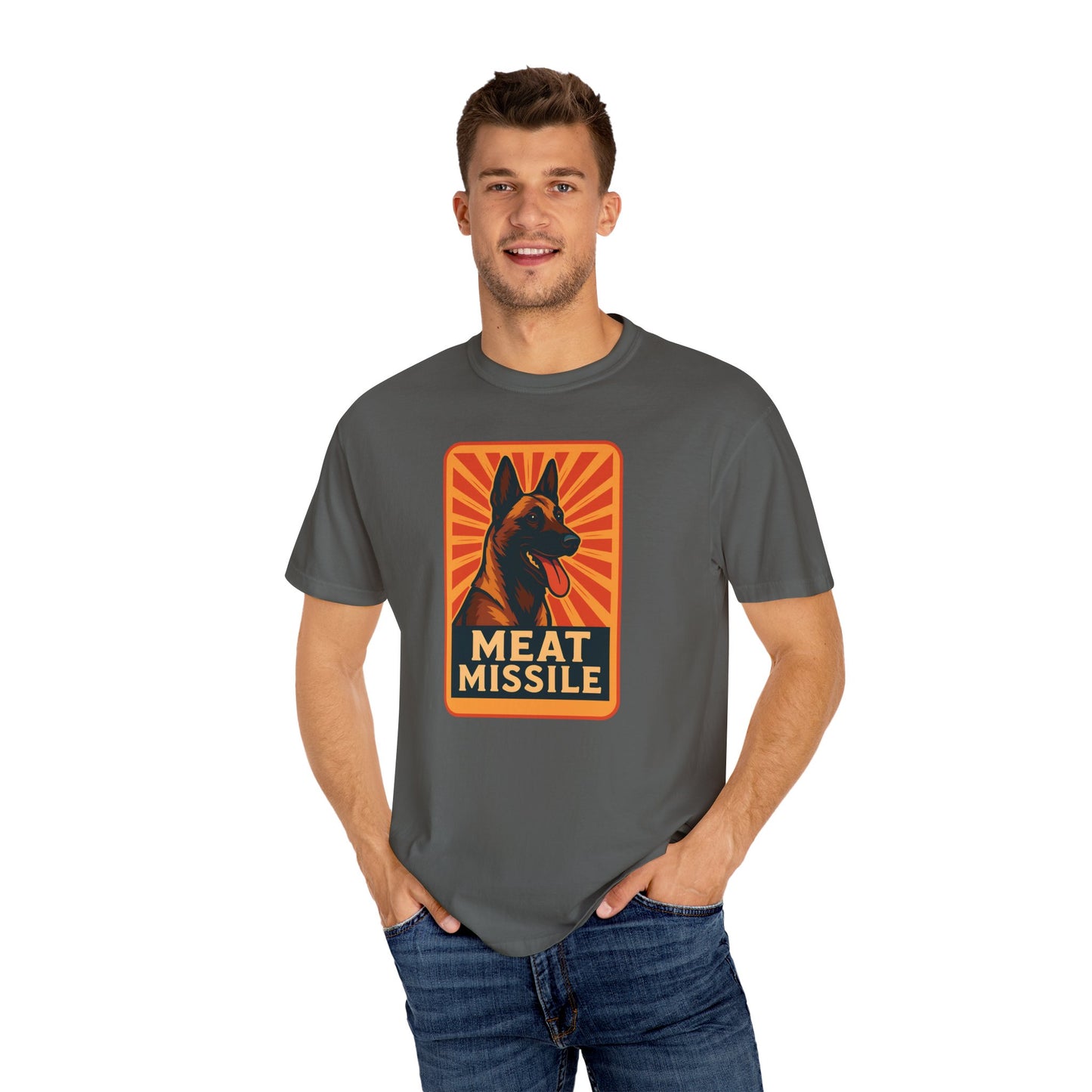 🚀 Belgian Malinois “Meat Missile” Tee