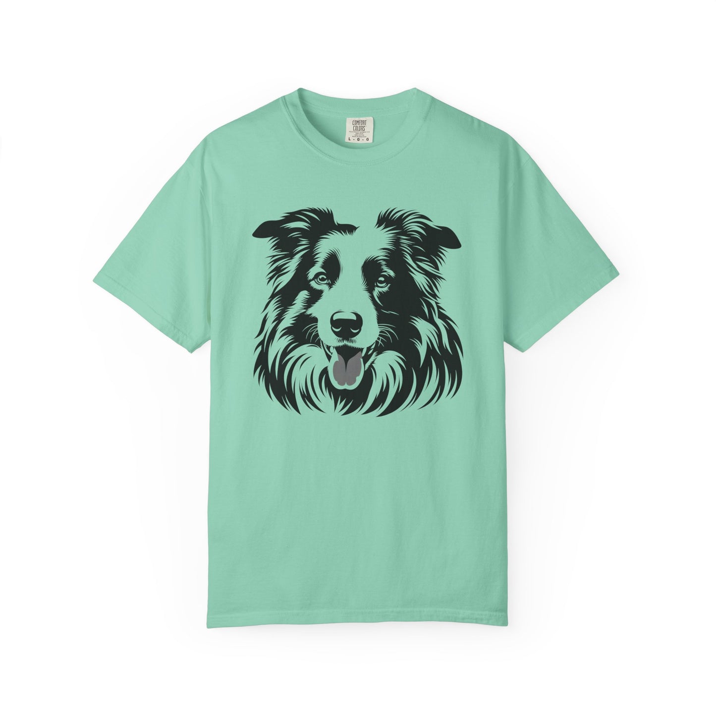 🖤 The Classic Collie – B/W Art Border Collie Tee - Perfect Gift for Dog Lovers