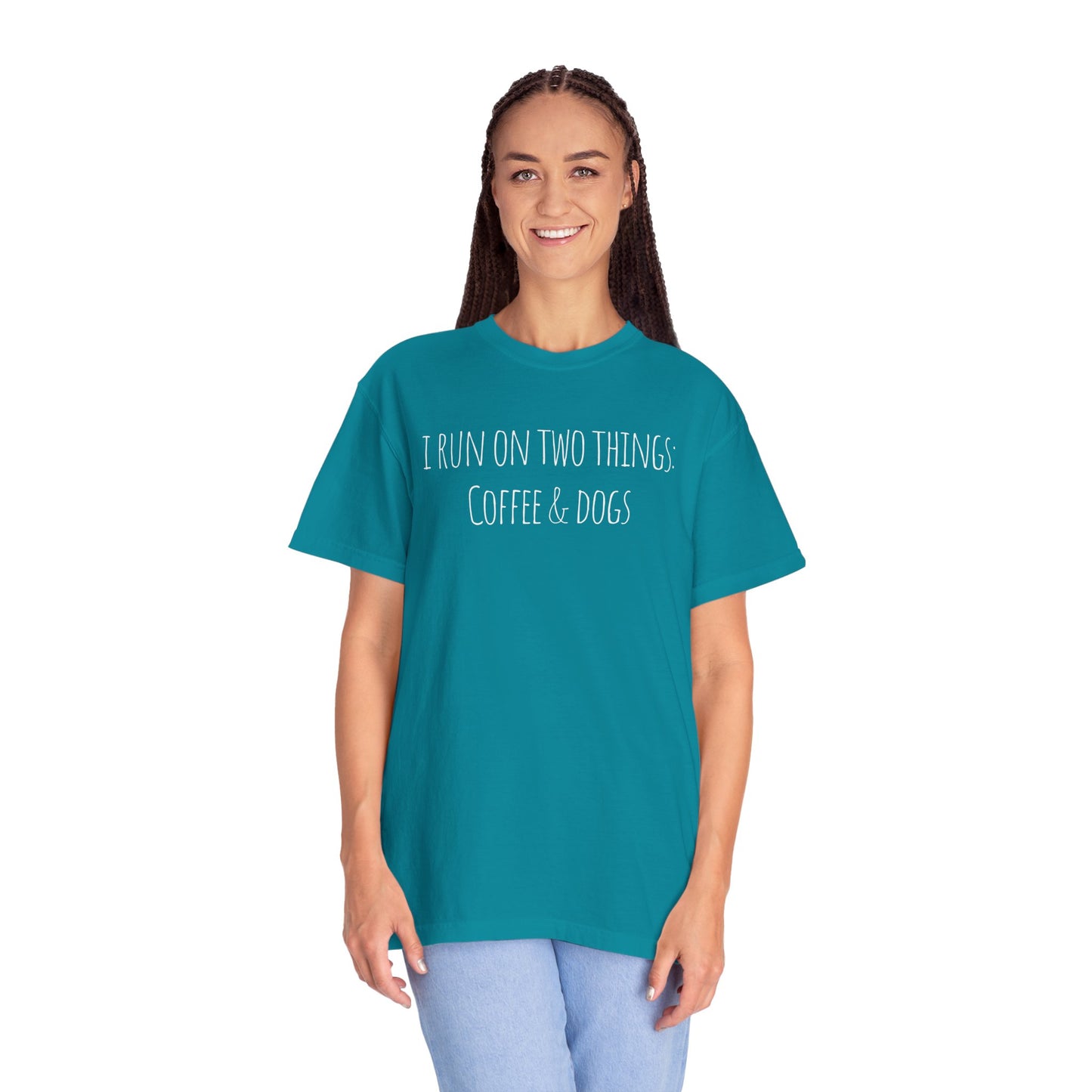 Coffee & Dogs Unisex T-Shirt - Casual Graphic Tee for Dog Lovers