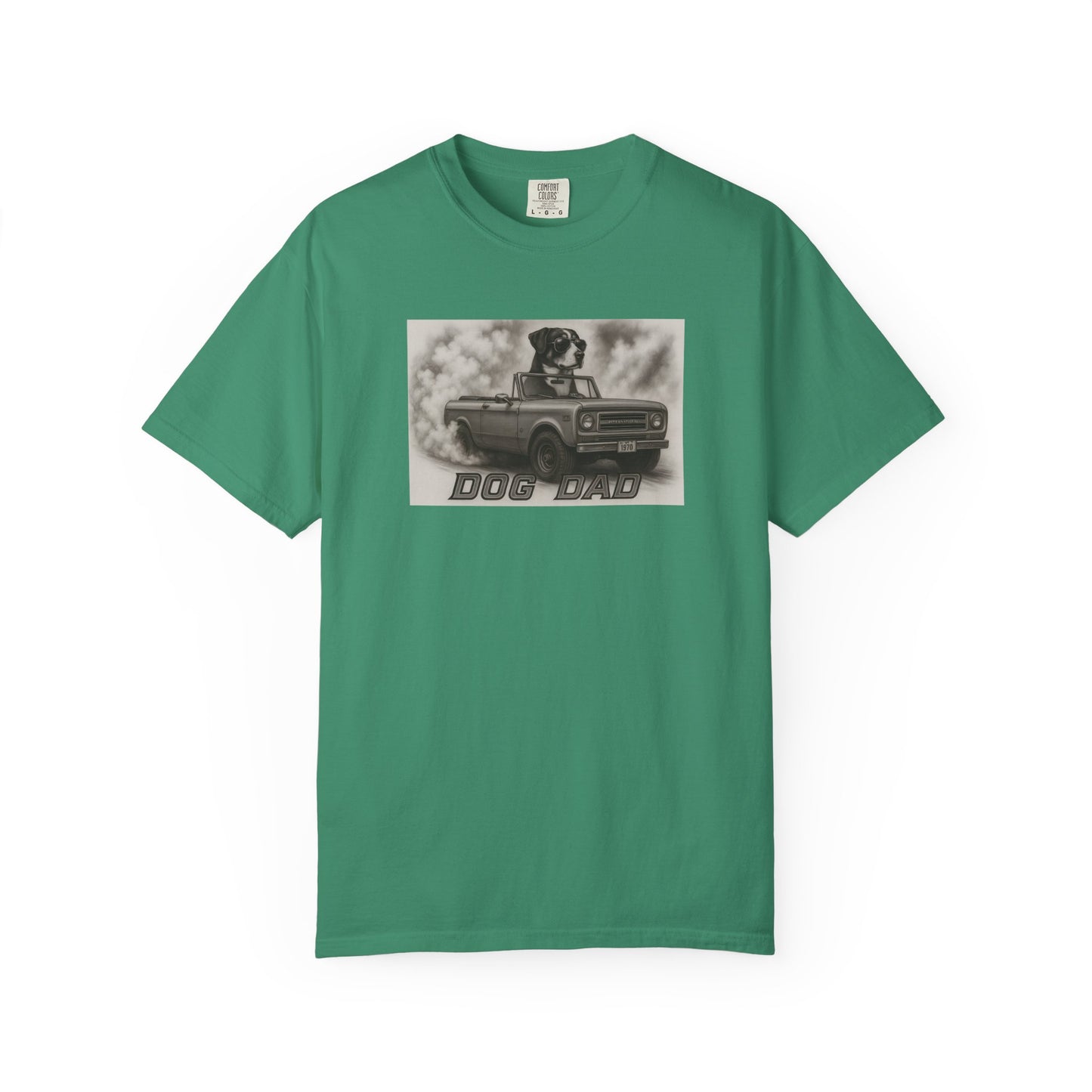 Dog Dad - Swiss Mountain Dog - Cool Dogs in Cool Cars T-Shirt Collection | Funny Dog Lover Apparel for Men