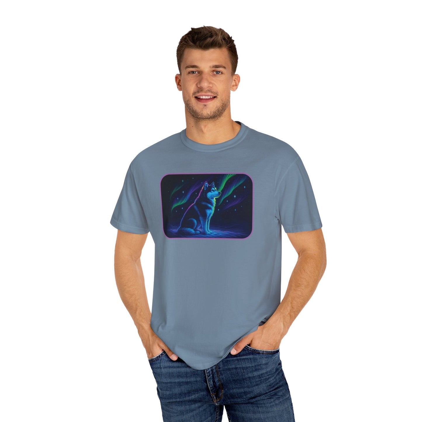 Alaskan Malamute Northern Lights T-shirt