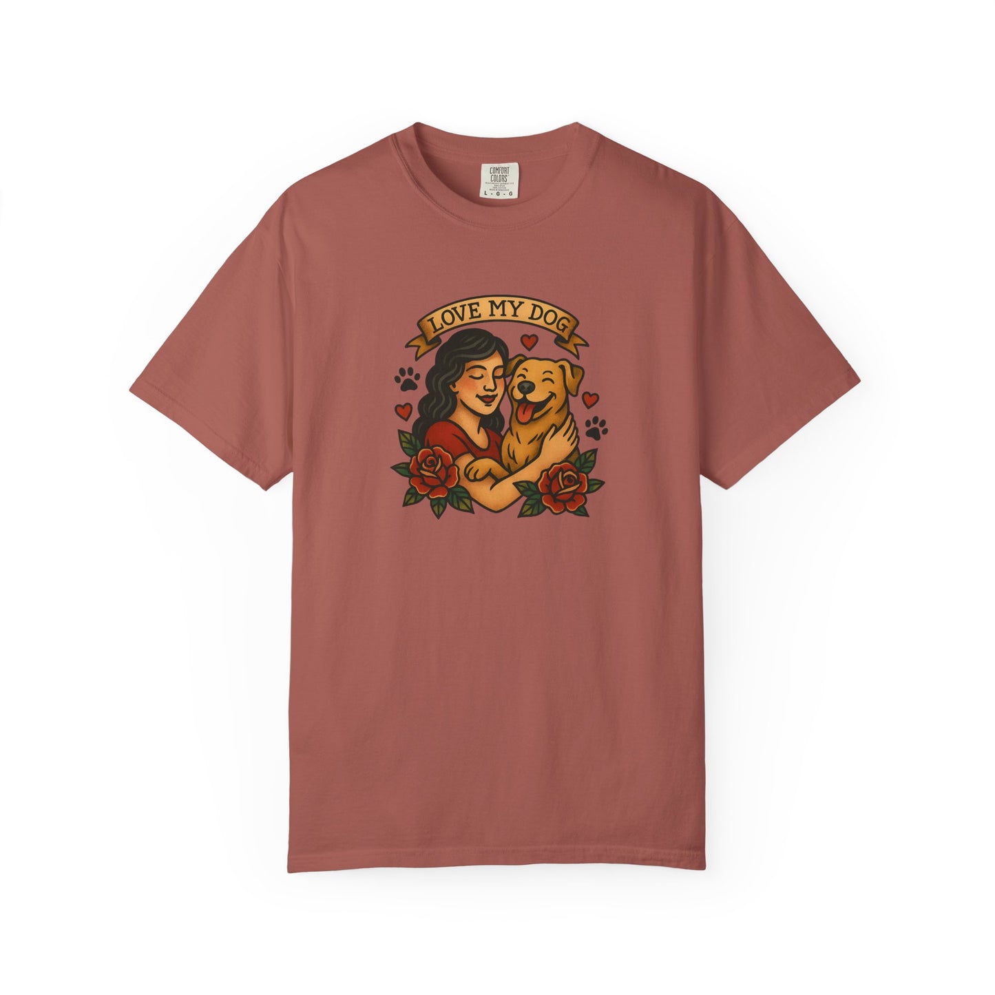 Love My Dog T-Shirt, Cute Dog Lover Tee, Pet Owner Gift, Adoption Awareness Shirt, Casual Everyday Wear