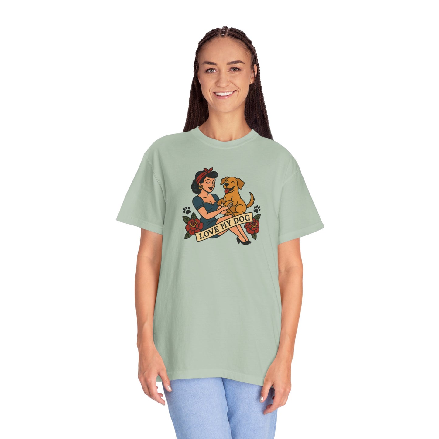 Love My Dog - T-Shirt, Perfect for Pet Owners, Gifts for Dog Lovers, Casual Wear, Love My Dog Shirt, Animal Lover Tee