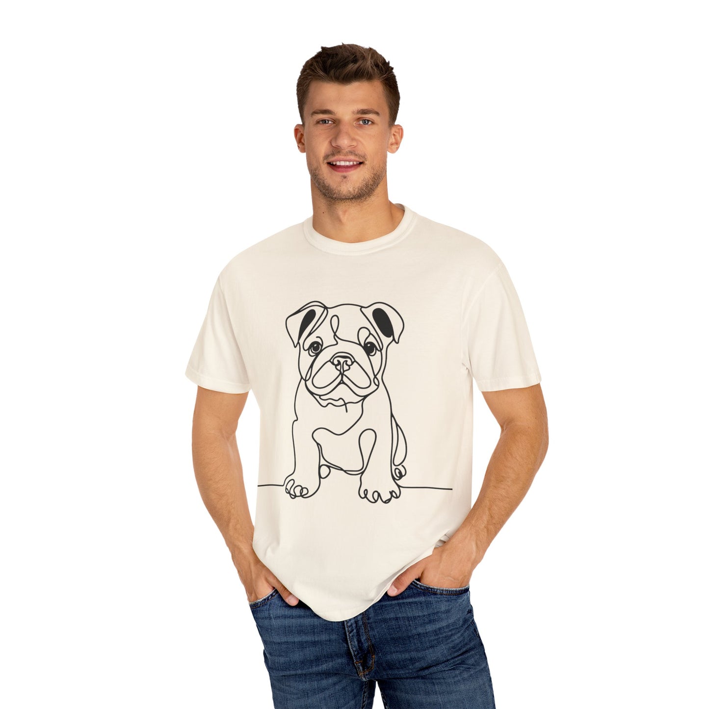 Adorable Bulldog Graphic Unisex T-Shirt