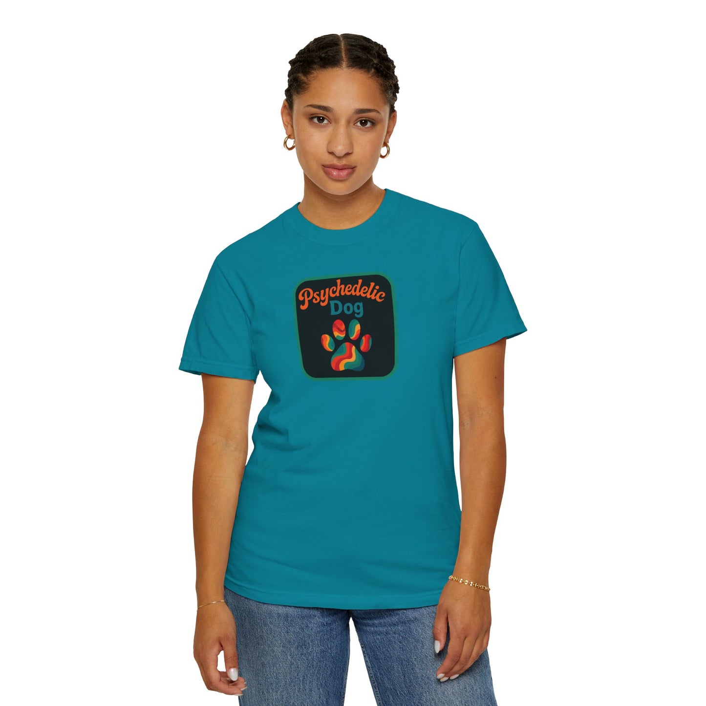 Psychedelic Dog T-shirt