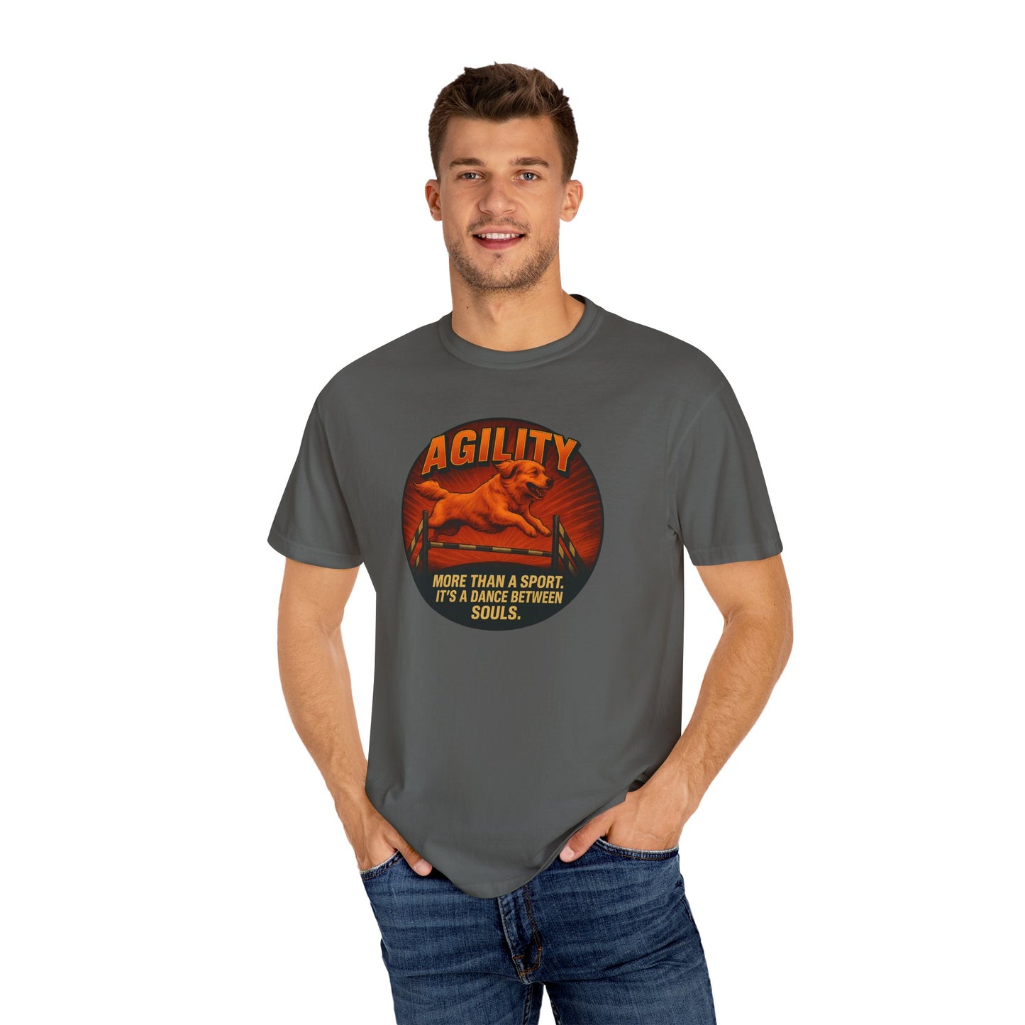 Agility Dog Sport Unisex Garment-Dyed T-Shirt
