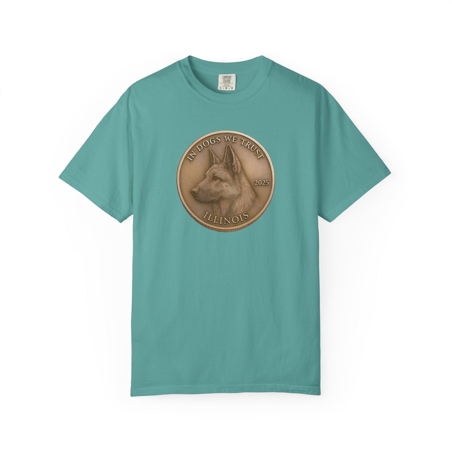 Illinois State Coin T-Shirt Collection - Proud Dog Breed Illustrations