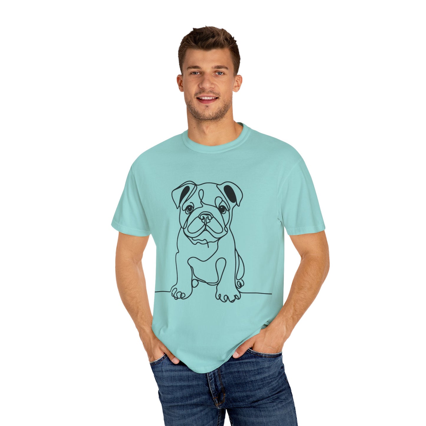 Adorable Bulldog Graphic Unisex T-Shirt