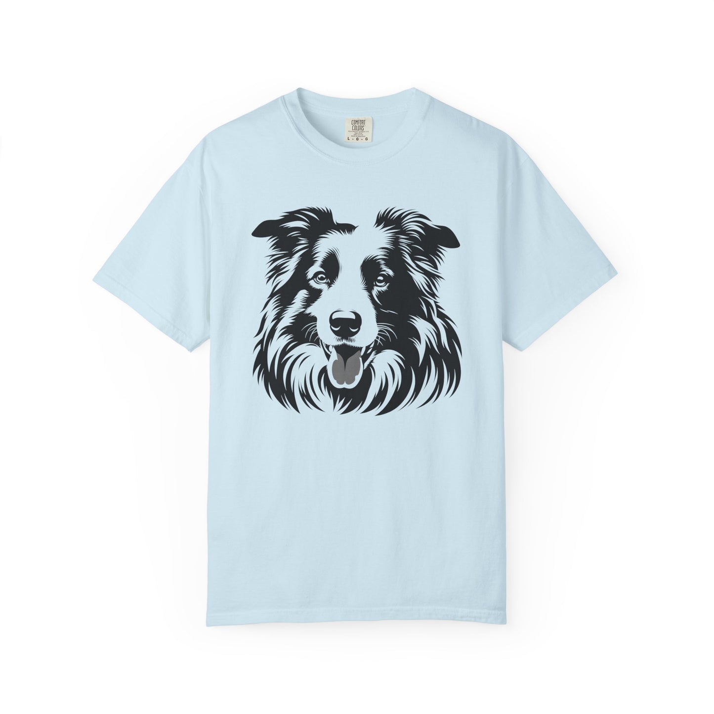 🖤 The Classic Collie – B/W Art Border Collie Tee - Perfect Gift for Dog Lovers