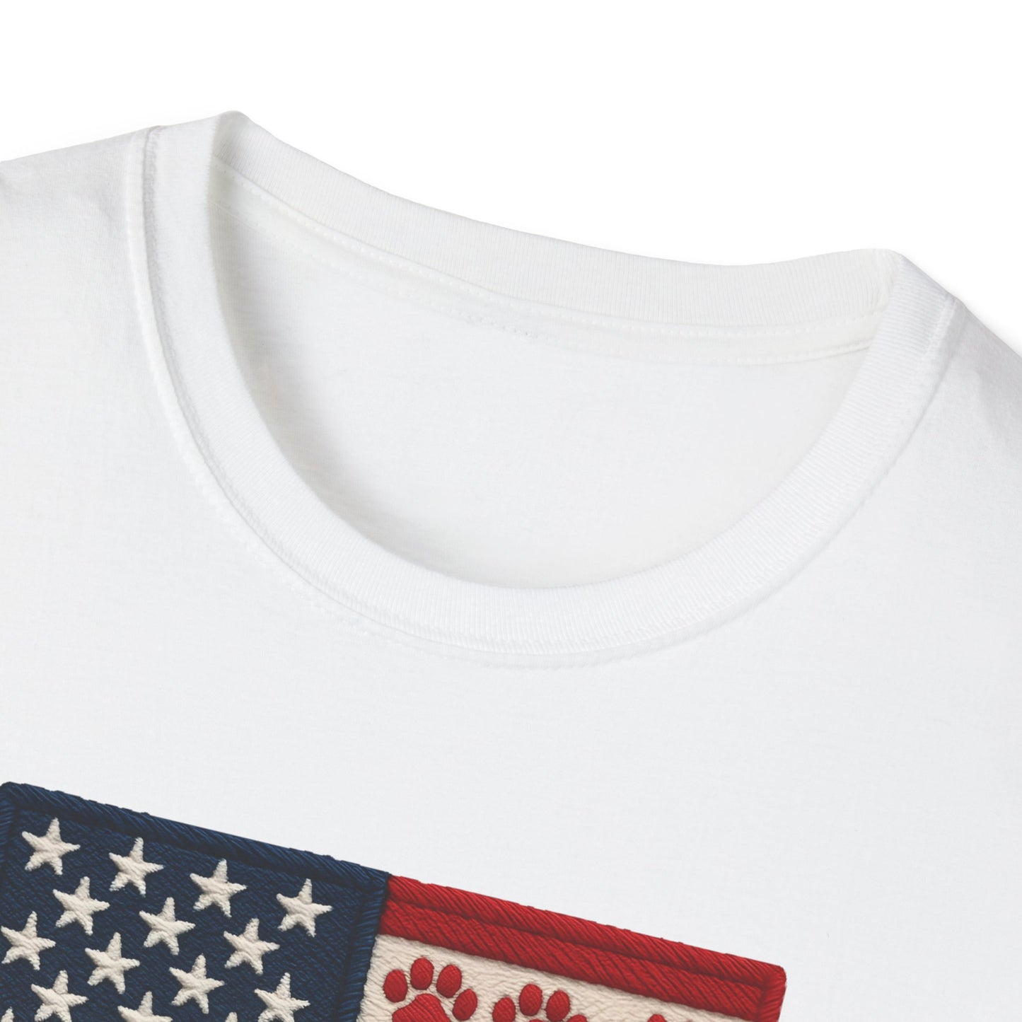 Patriotic Unisex T-Shirt with Flag Design, USA Pride Shirt, Everyday Wear, 4th of July Gift, Casual Style, American Flag Tee