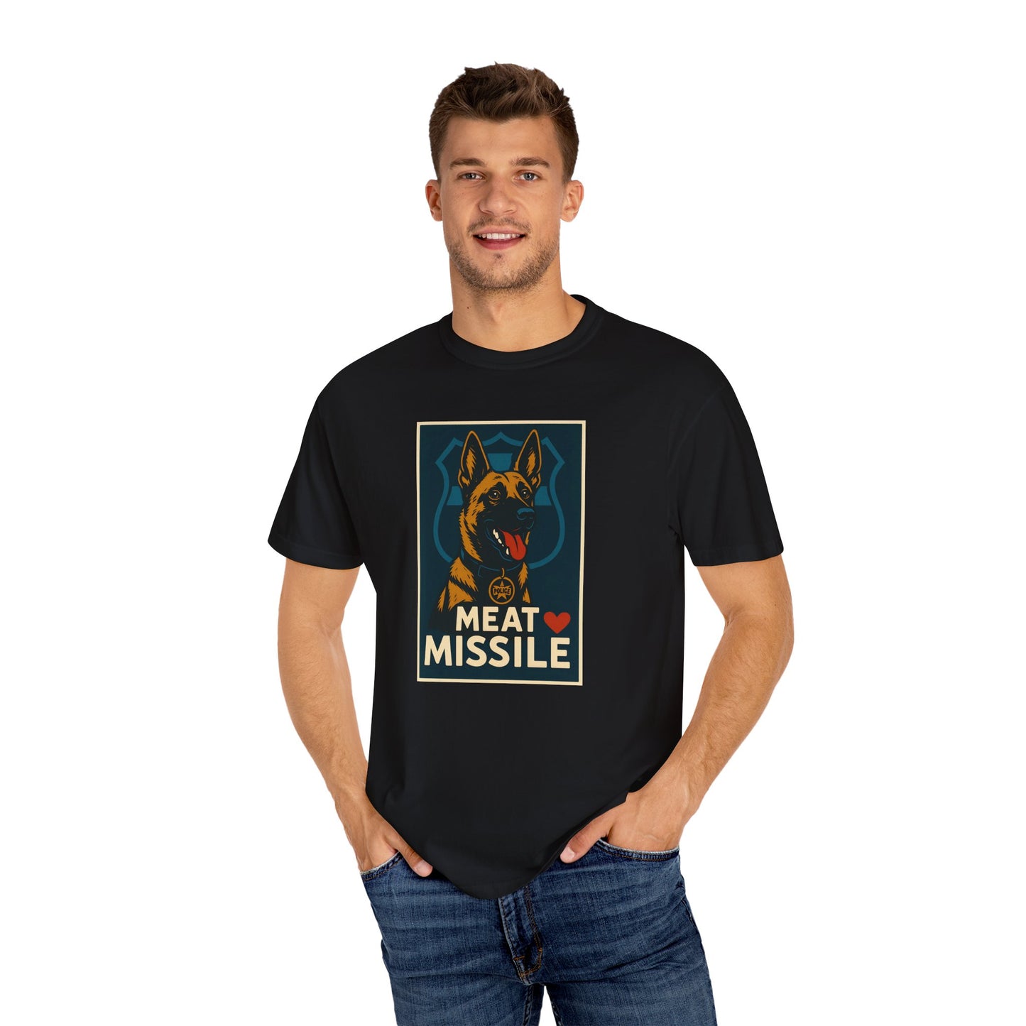 🚀 Belgian Malinois “Meat Missile” Tee