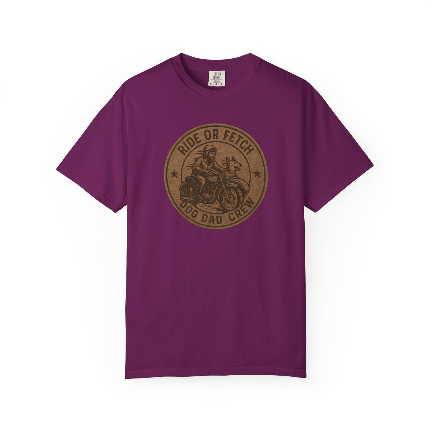 Dog Dad T-Shirt, Ride or Fetch Unisex Tee, Funny Dog Lover Gift, Pet Owner Apparel, Gifts for Father's Day, Casual Wear