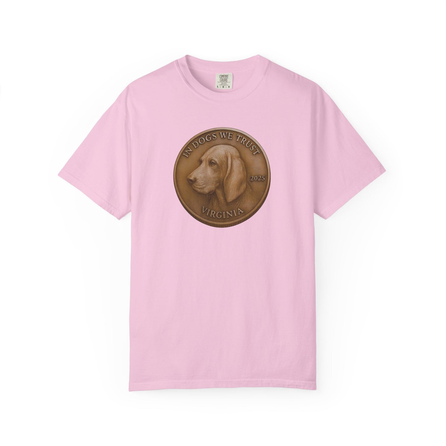 Virginia State Coin T-Shirt Collection - Proud Dog Breed Illustrations