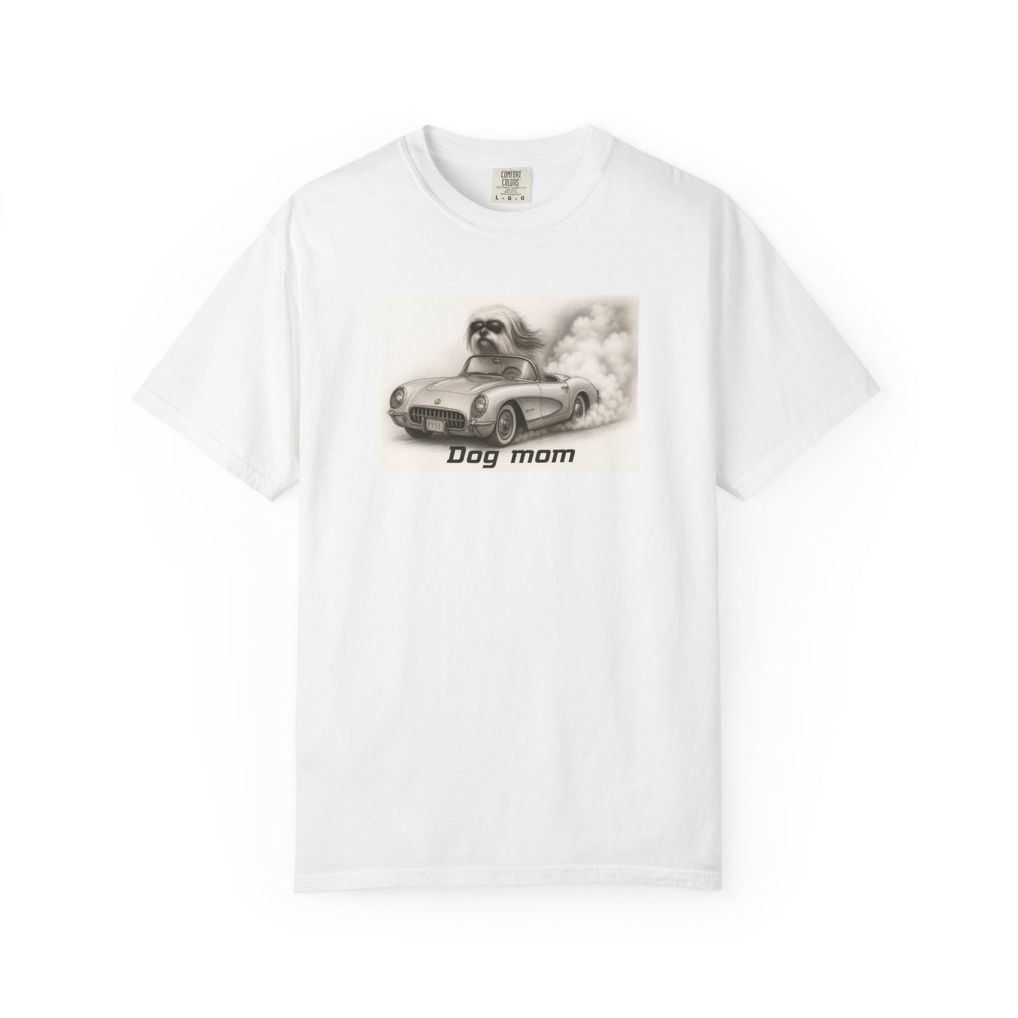Dog Mom - Lhasa Apso- “Cool Dogs in Cool Cars” T-Shirt Collection! 🐶🚗