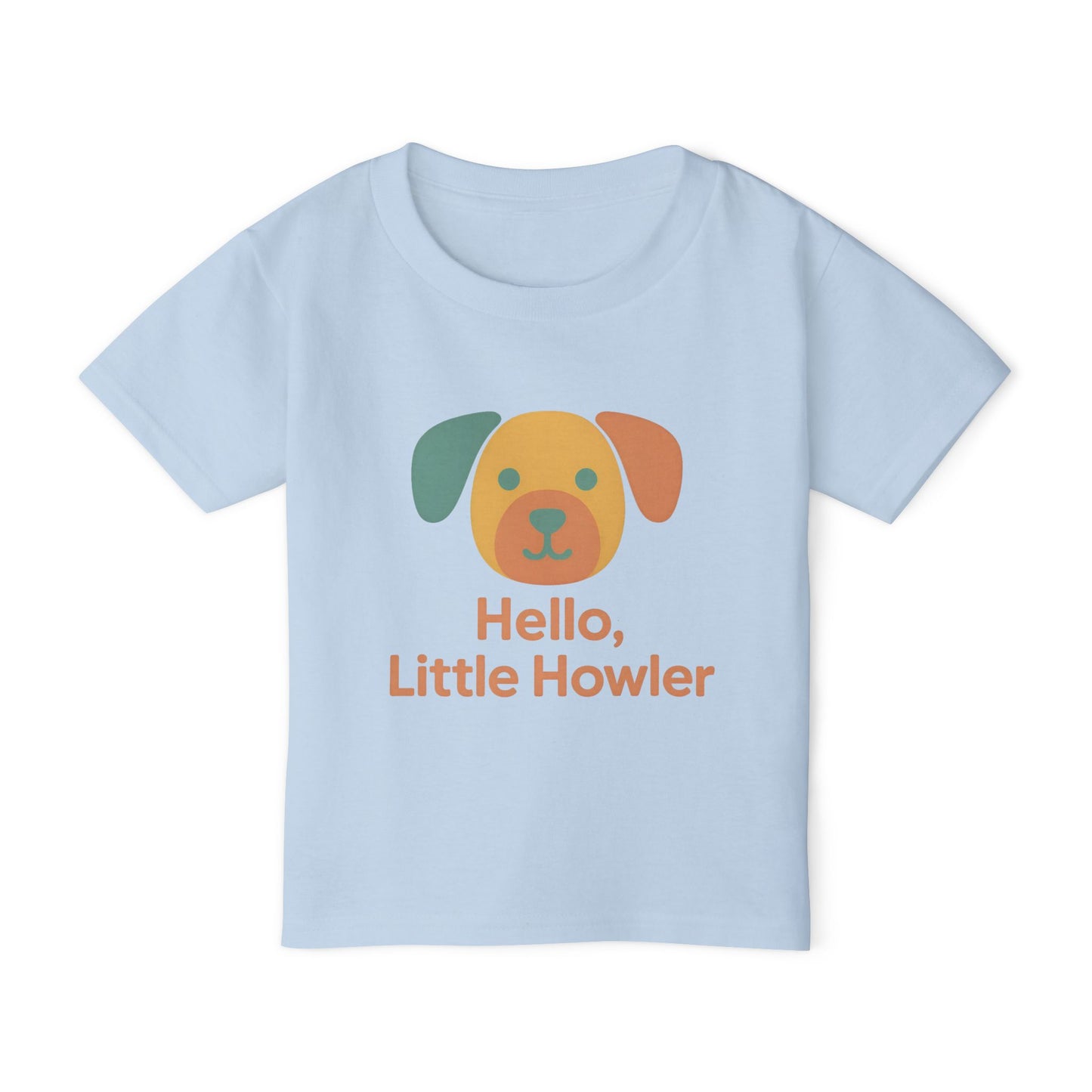 Adorable Toddler T-Shirt, Cute Dog Shirt, Hello Little Howler Tee, Kids Gift, Pet Lover Apparel, Fun Playtime Top