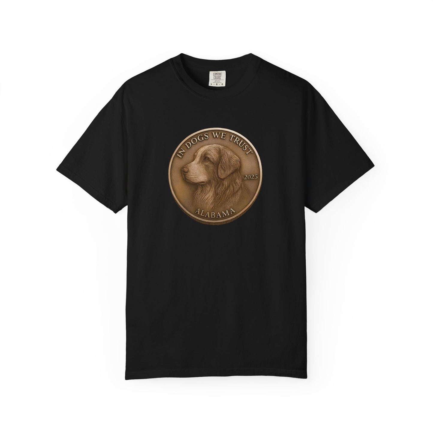 Alabama State Coin T-Shirt Collection - Proud Dog Breed Illustrations